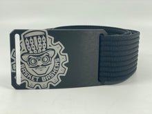 Load image into Gallery viewer, Basket Bashers Gunmetal Logo Belt By Grip6
